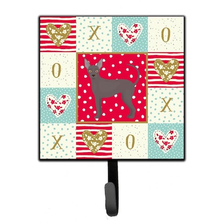 Carolines Treasures 4.25 x 1 x 7 in. Abyssinian Sand Terrier Love Leash or Key Holder CK5805SH4